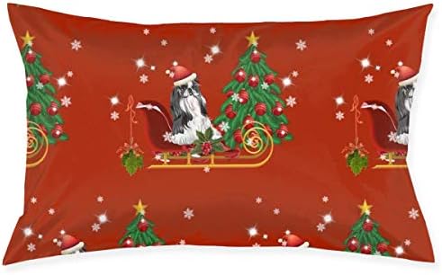Yohafke Shihtzu U Sleed Throw Pillow Case Cushion Cover for Sofa Couch Home Bedroom Living Room Decorative