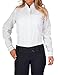 KNG Women’s White Button Down Long Sleeve Oxford Shirt - XL
