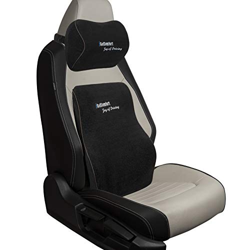 Sojoy iGelComfort Enhanced Multi-Use (Car/Truck/Office/Home/Outside) Gel Seat Cushion with Memory Foam (Black) (19x15x5)