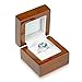 Geff House Walnut Wood Ring Jewelry Gift Box