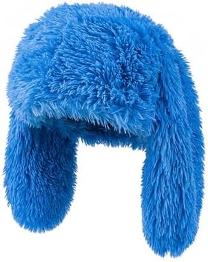 Cute Y2k Knit Balaclava Crochet Rabbit Face Mask Winter Warm  display picture 2