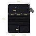OneTigris Tactical Military Patch Holder Board Hook & Loop Patch Panel (Black - with MOLLE Webbing & Pockets)