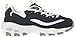 Skechers womens D'lites Looking Glass Memory Foam Lace-up Sneaker,Navy/White Lace,8.5 M US