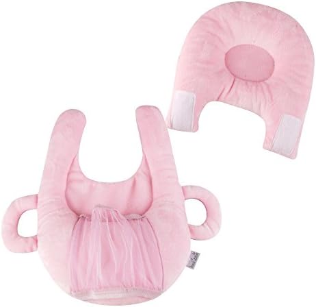 Pillow Suitable for 0-24 months Newborn baby, Multifunctional Nursing Pillow Breastfeeding Baby Sitting Learning Pillow By Ammazona (Pink)