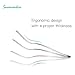 Snamonkia Dessert Forks Stainless Steel, 16-Pieces 5.4 Inches, Small Appetizer Salad Forks, 3-Tine Portable Cocktail Fruit Forks for Party Travel