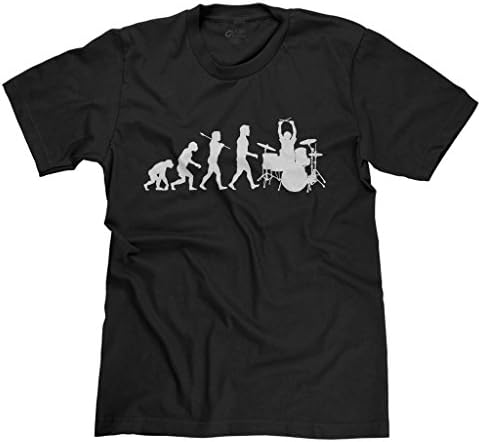 FreshRags Evolution of Drummer Rock Star Metal Band Gamer Men's T-shirt