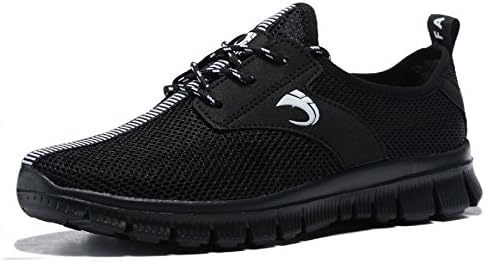 VIPMY Men's Walking Shoes Lightweight Sneakers Mesh Breathable Running Shoes Casual Athletic Fitness Shoes