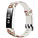 Baaletc Cute Rubber Replacement Accessory Watch Band/Wristband Bracelet Strap with Stainless Steel Buckle for Fitbit Alta, Fitbit Alta HR Fitness Trackers, One Size