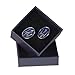 Promotioneer Men's Maserati Logo Symbol Fashion Shirt Cufflinks with Gift Box 31