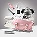 Ativafit Women Gym Bag with Shoes Compartment Sports Swim Travel Overnight Duffels Pink