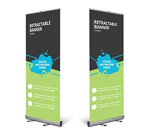 Circleone Aluminum Roll Up Retractable Banner Stand Trade Show
