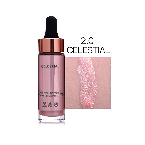 Liquid Highlighter Illuminating Bronzing Drops Makeup Ultra-Concentrated Highlighter Cream Concealer Shimmer Face Glow