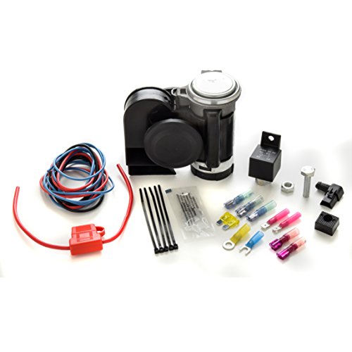 Air Horn Black Plus Installation kit - EDL