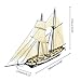 CAVEEN 1:130 DIY Ship Assembly Model Kits Classical Wooden Sailing Boat Scale Model Decoration 380x130x270mm