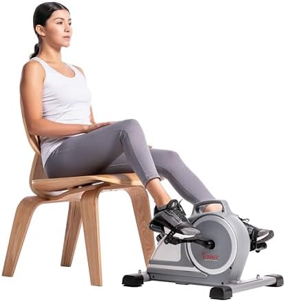 Sunny Health Fitness Dual Function Under-Desk Bike Trainer, Mini