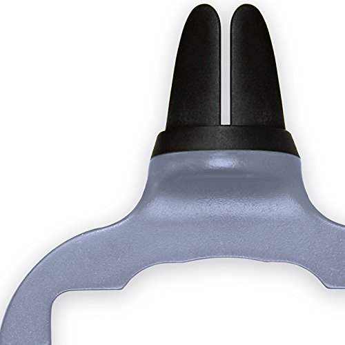 Saucemoto Dip Clip | An in-car sauce holder for ketchup and dipping sauces. As seen on Shark Tank (2 Pack, Gray)