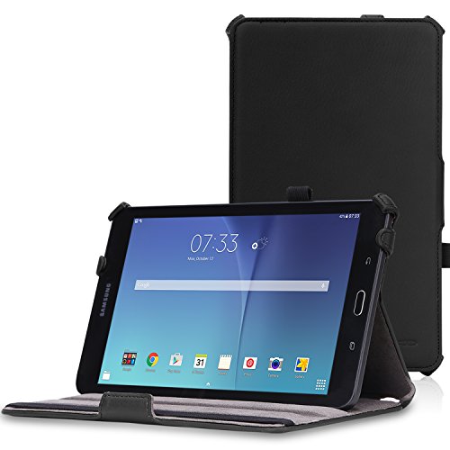 MoKo Samsung Galaxy Tab E 8.0 Case - Slim-Fit Multi-angle Folio Cover Case for Samsung Galaxy Tab E (Sprint / US Cellular / Verizon / AT&T) SM-T377 4G LTE 8.0 Inch Tablet, BLACK MoKo Samsung Galaxy Tab E 8.0 Case - Slim-Fit Multi-angle Folio Cover Case for Samsung Galaxy Tab E (Sprint / US Cellular / Verizon / AT&T) SM-T377 4G LTE 8.0 Inch Tablet, BLACK