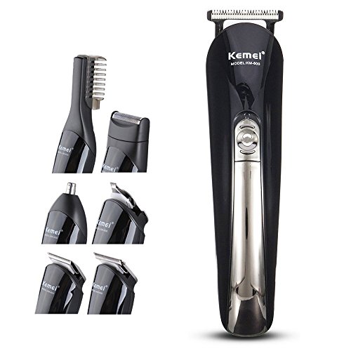 Grooming Kit,T-Antrix 12 in 1 Professional Mens Shaver Rechargeable Waterproof Beard and Mustache Trimmer,Noes and Ear Hair Trimmer, Hair Clippers for Men Barbers Salon with 5 Guide Combs