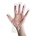 UltraSource 441126-M Disposable Poly Gloves, Food Safe Powder/Latex Free, Clear, Size Medium (Box of 500)