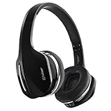 Phaiser BHS-630 Bluetooth Headphones HiFi Stereo Wireless On Ear Deep Bass Headset w/Noise Canceling Microphone 15 Hour Playtime Comfortable Earpads for Travel Work TV