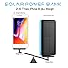BONAI Solar Power Bank 30000mAh,(Huge Capacity)(Flashlight)(Outdoor) 4.2A Max Input External Battery Pack, 5.8A and Type C Output, Portable Charger Compatible with iPhone, iPad, Samsung, LG More Blue