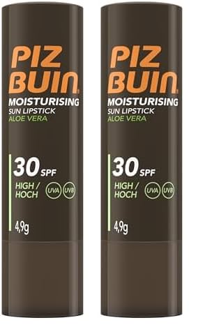 Piz Buin Moisturising Sun Lipstick SPF 30, 4.9g (Pack of 2) — image 1