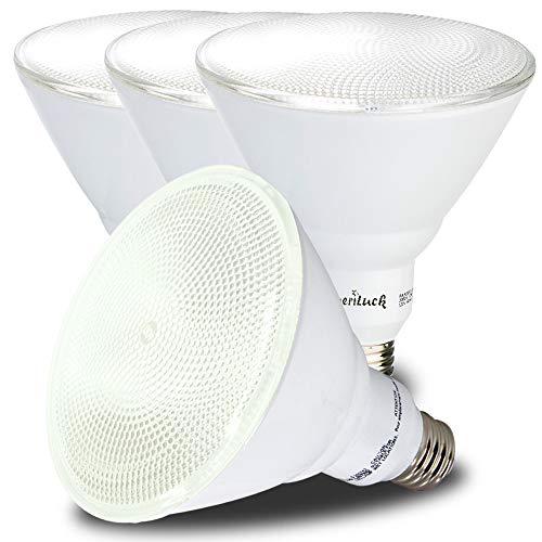 AmeriLuck 5000K Daylight PAR38 LED Flood Light Bulb, 90W Equivalent, 900Lumens Non-Dimmable 13W, Ideal Outdoor Security Light Wet Rated, UL Listed (4 Pack)