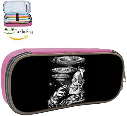 Winya No. 31 Pencil Case, Homecube Big Capacity Pen Bag Makeup Pouch Durable Students Stationery With Double Zipper,Pink