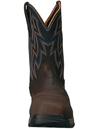 Bota de trabajo Ariat Western para hombres con refuerzo, impermeable, cuero compuesto, puntera