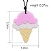 Sensory Chew Necklace for Boys & Girls - Chewlery for Autism ADHD - Oral Motor Chewing Biting Teething Needs Chewlery (Ice Cream - 2pcs)