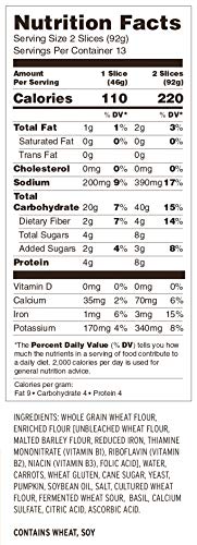 Daily Kneads Sliced Loaf Whole Grain Veggie Bread (Variety, 2-Pack) - Thumbnail 6