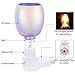 Ionlywax Pluggable Fragrance Candle Warmer 3D Glass Electric Wax Melt Warmers 3D Fireworks Plug-in Wall Lamp for Home Office Bedroom Living Room Gifts & Decor(3D Fireworks)