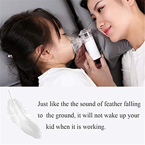 TANGXIA Handheld Vaporizer Machine, Portable Steam Humidifier for Travel or Home Daily Use, Mini Vaporizer Humidifier Machine for Kid and Adult with 2 Masks