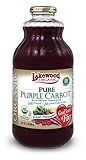 Lakewood Organic Pure Purple Carrot, 32 Ounce (Pack of 6)