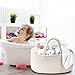 Baby Diaper Caddy Organizer Cotton Rope Storage Basket Nursery Storage Bin for Changing Table and Car