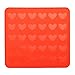 Silicone Macaron macaroon Baking Sheet Mat Muffin DIY Chocolate Cookie Mould Mode - 30 Capacity (heart)