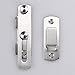 Sumnacon Stainless Steel Safety Door Latches, Solid Gate Latches/Lock for Pet Gate,Cabinet Furniture, Window, Brushed Finish (2 Pack)