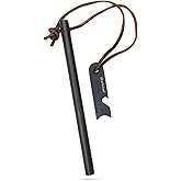 Überleben Ferro Rod Fire Starter for Survival w/Fire Striker (Up to 20,000 Strikes) - Compact Fire Steel for Hiking, Emergenc