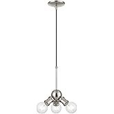 Livex Lighting Lansdale 3 Light Pendant in Brushed Nickel (47164-91)