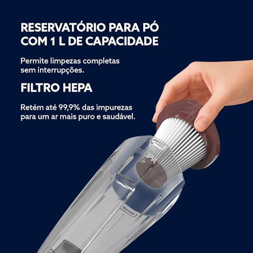 Aspirador de Pó Vertical Oster Stick 2 em 1, OASP610, 220V