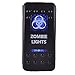 ESUPPORT Car Blue LED Zombie Light Rocker Toggle Switch ON OFF 12V 20A, 24V 10A