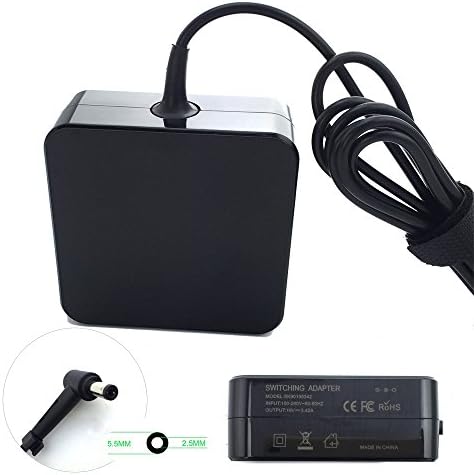 65W 19V 3.42A AC Adapter Power Supply for ASUS PA-1650-93 PA-1650-78 EXA0703YH ADP-65JH BB ADP-45BW Replacement Battery Charger