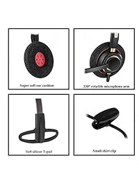 Arama A800S - Auriculares de diadema con cable RJ9