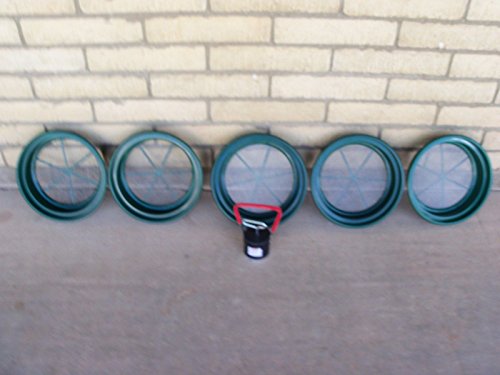 Click Here to See More Images 5pc Large Classifiers Gold Panning Set With FREE Black Sand Magnet