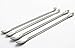 Stainless Steel lab spatula Micro Scoop Reagent Lab Sampling Spoon Lab Spatulas Scoop Bar Spoon Medical Pharmacy Mini Micro Spoon Scoop 2Pcs for 22cm 2 Pcs for 20cm