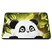 newplenty Doormat Entrance Floor Rug Indoor Mat Non-Slip Flannel for Bedroom Bathroom Living Room Kitchen Home Decorative 60x40CM (Panda)