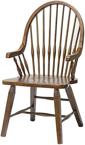 Chelsea Home 41 in. Arm Chair in Tobbaco