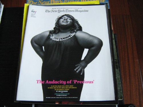 The New York Times Magazine ('Precious'....The Audacity Of , A Photo Portfolio Of The Cast , Gabourey Sidibe , Jon Corzine, October 25 , 2009)
