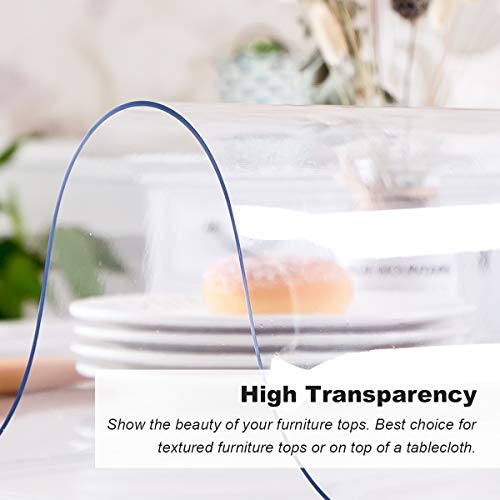 OstepDecor Upgraded Version Thick Clear Desk Pad, 60 x