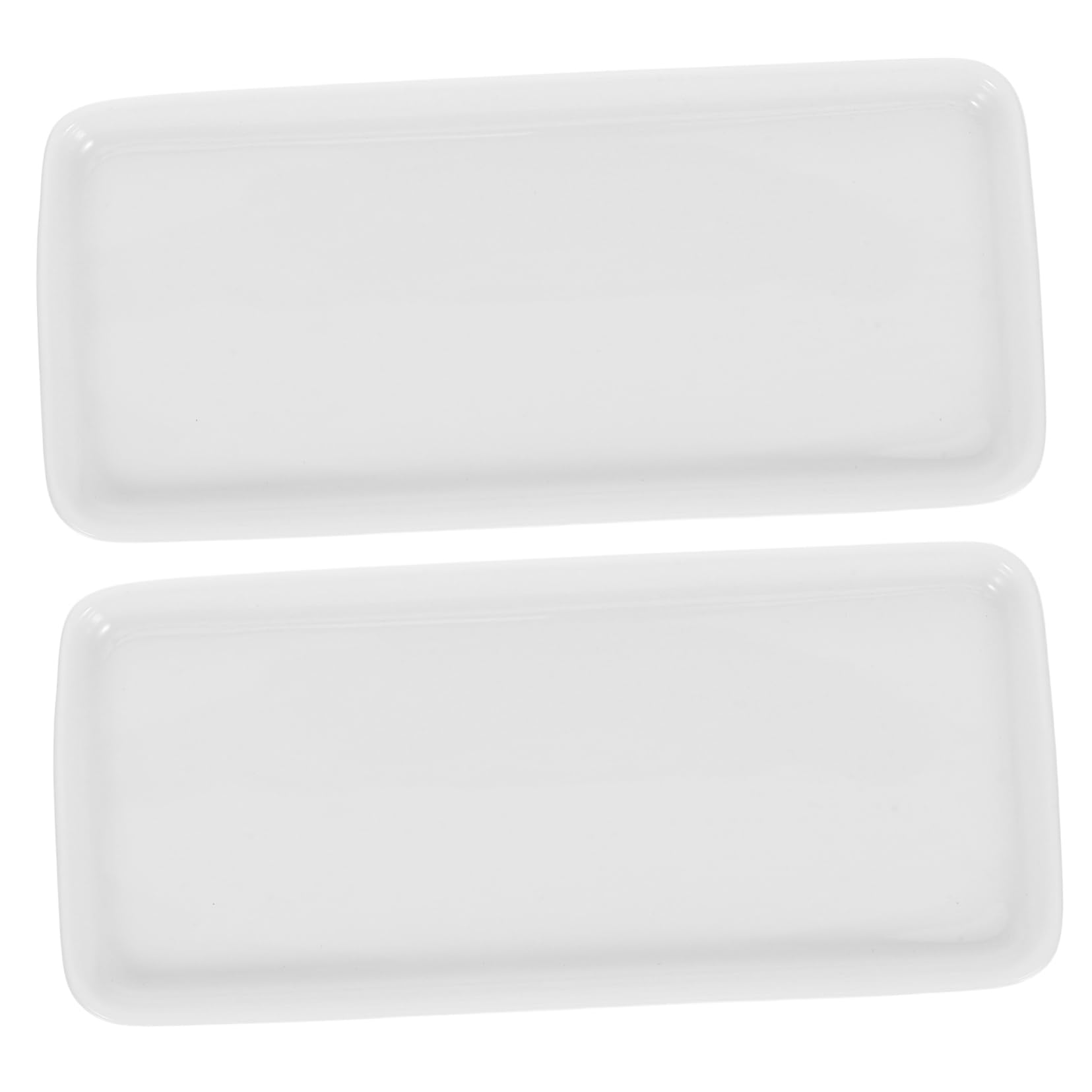 TOPBATHY 2 Pcs Kitchen Dresser Bathroom Vanity Tray Ceramic Bathroom Tray Plate Jewelry Holder for Hand Towel
